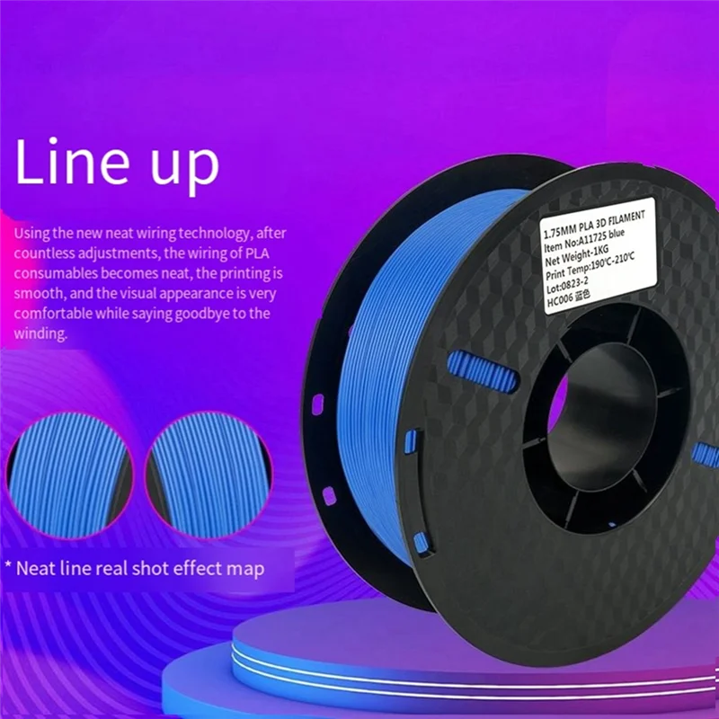 لوازم الطباعة ثلاثية الأبعاد لوازم PLA 1.75 مللي متر/1 كجم خيوط طابعة ثلاثية الأبعاد 1 كجم بكرة أجزاء طابعة ثلاثية الأبعاد ملحقات أبيض