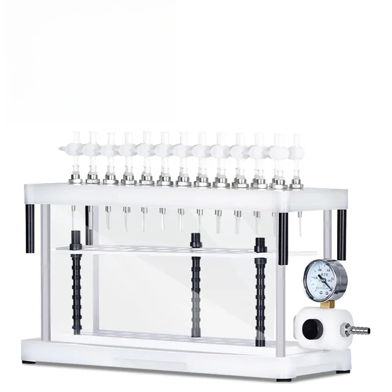 Extractor, multi-channel 12/24 position vacuum extraction device