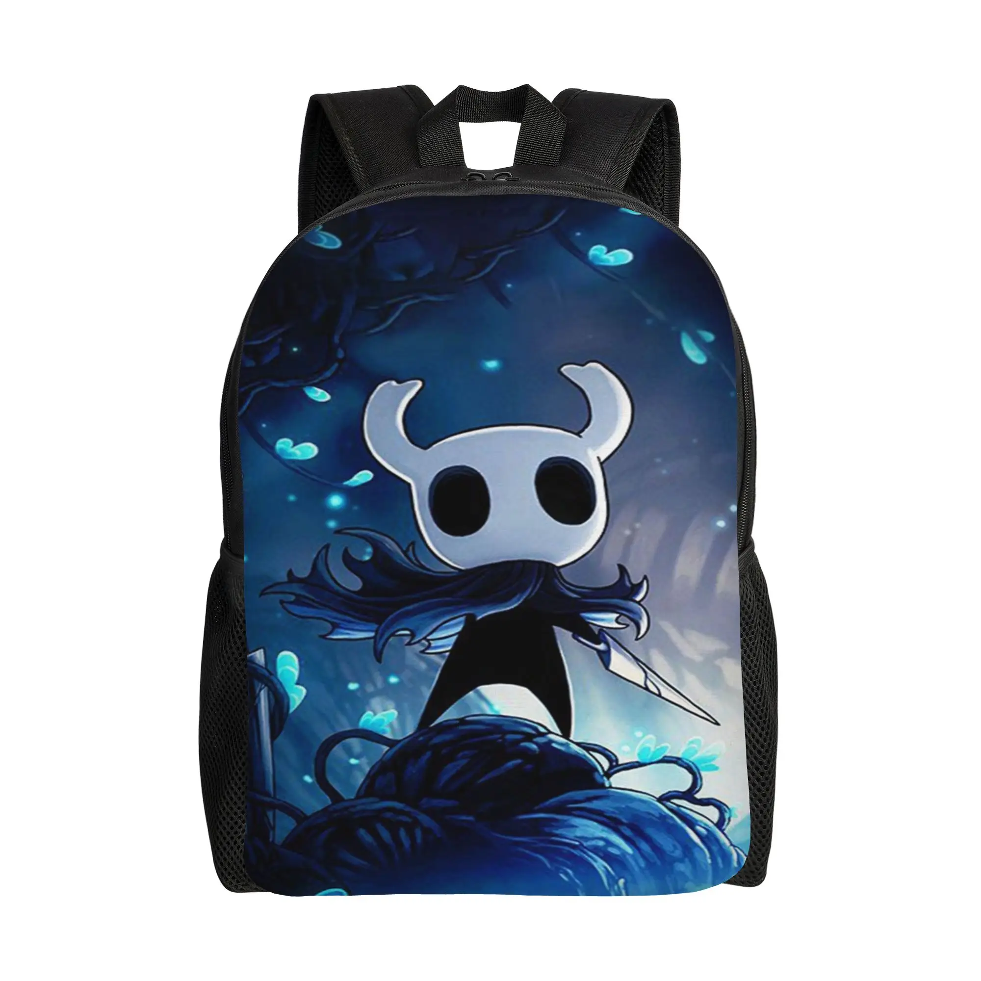 

Рюкзак Hollow Knight Silksong The Knight для мужчин и женщин, стильный рюкзак для школы, работы, колледжа, спортивная сумка из холщовой ткани