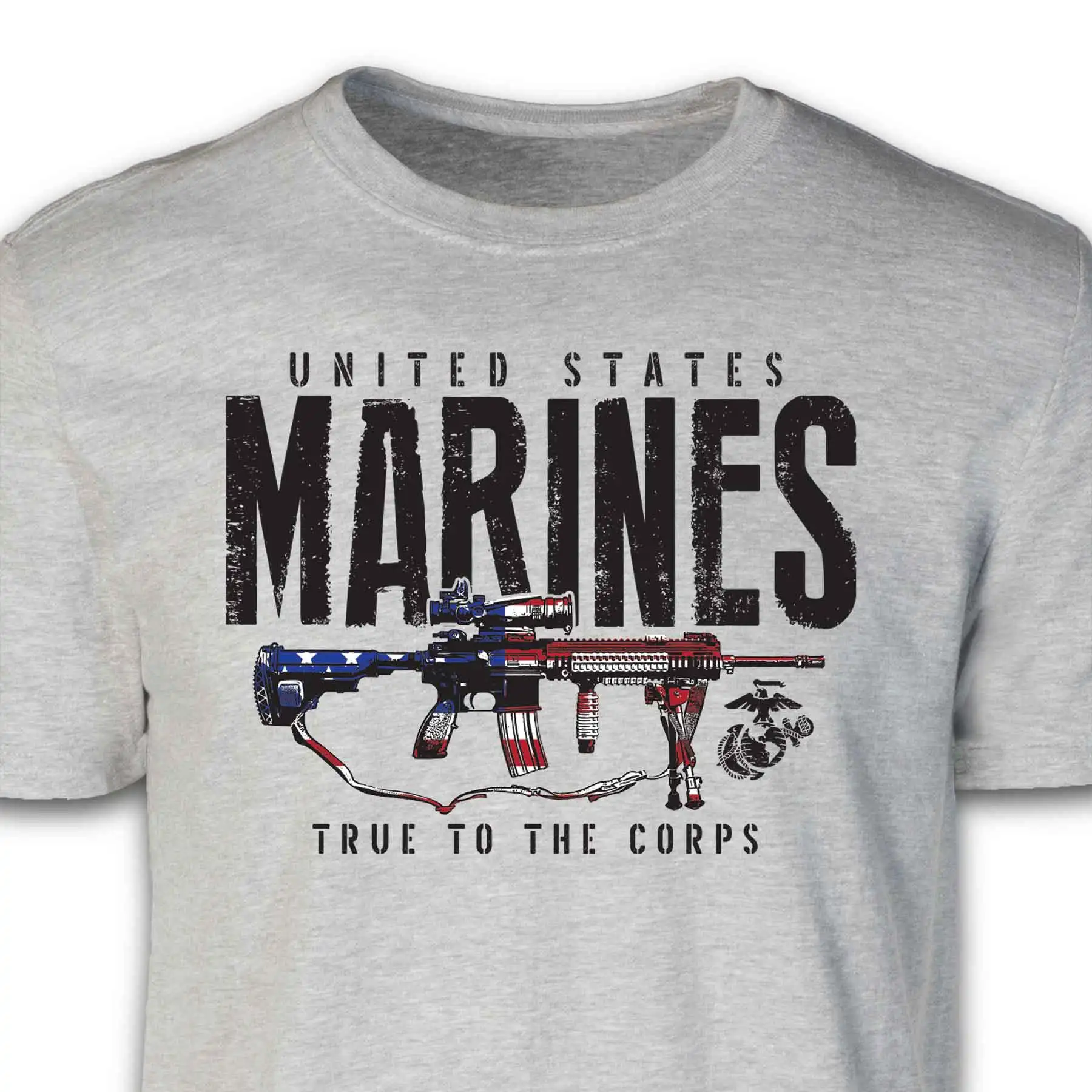 M27 IAR US Marine True To The Corps T-Shirt 100% Cotton O-Neck Short Sleeve Casual Mens T-shirt Size S-3XL