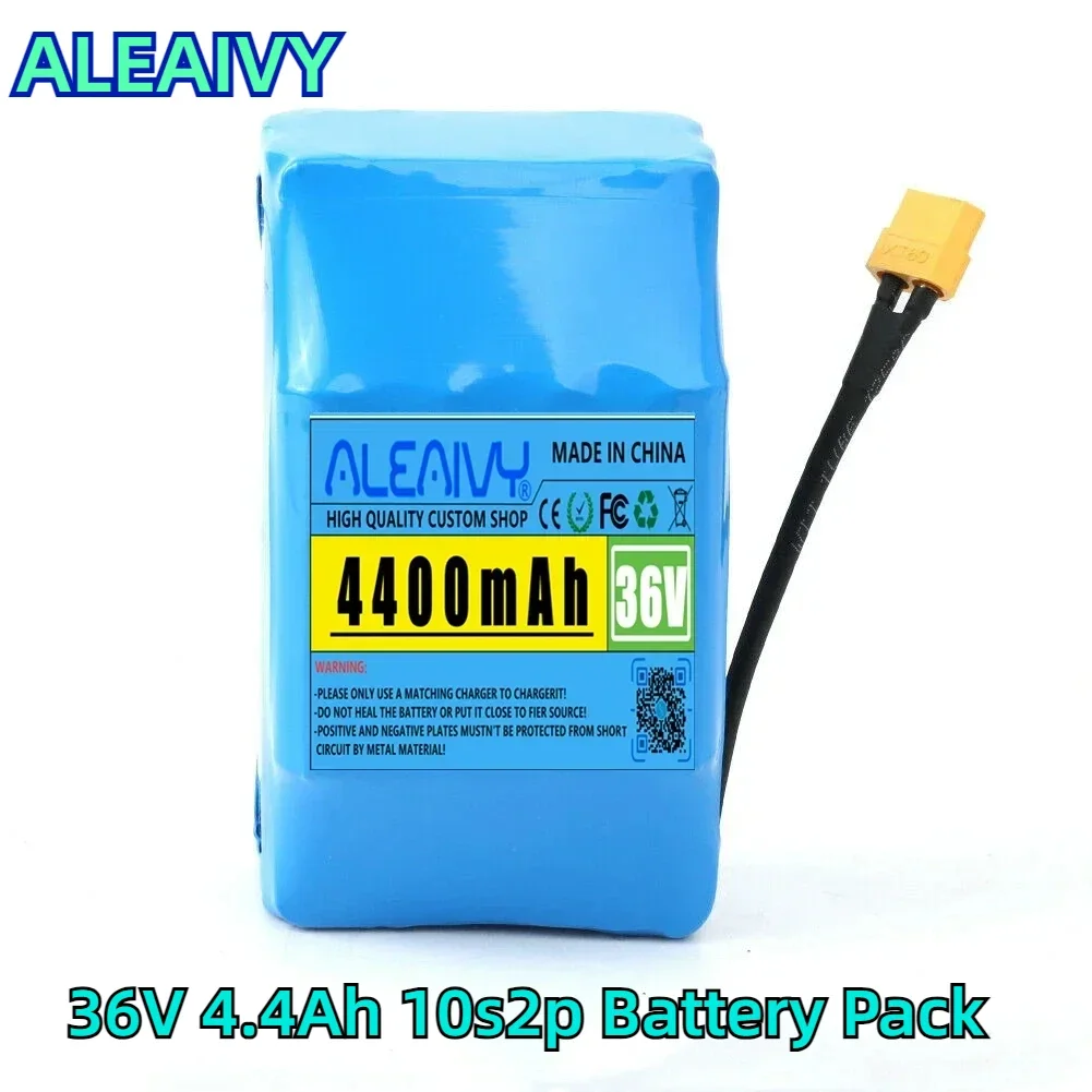 

Genuine 36V 4.4Ah 10s2p Battery Packs Rechargeable Lithium Ion Battery for Electric Self Balancing Scooter HoverBoard Unicycle