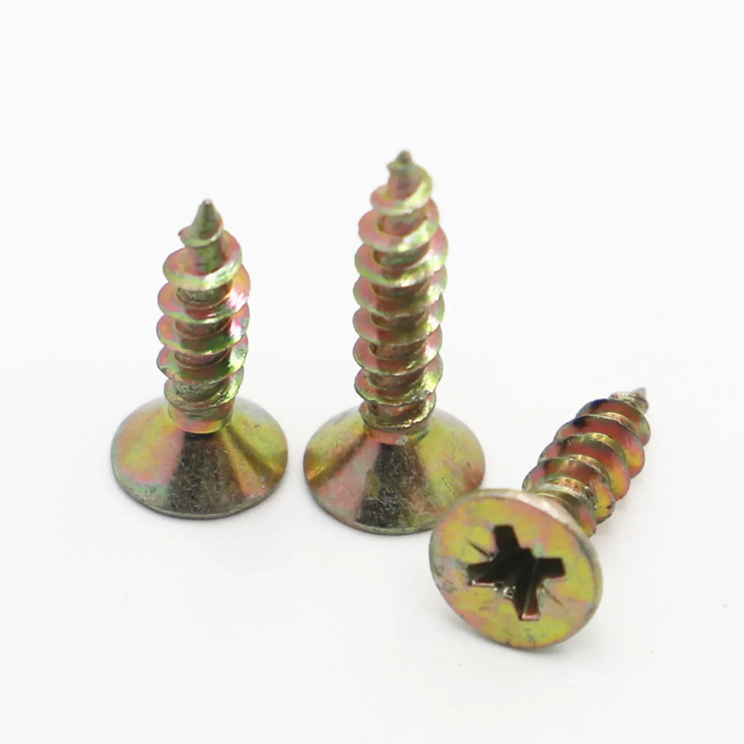

10/20/50pcs Cross Countersunk Fiberboard Screws Chipboard m3 m3.5 m4 m5 m6 Zinc Coated Flat Head Self Tapping Wood Screw Nail