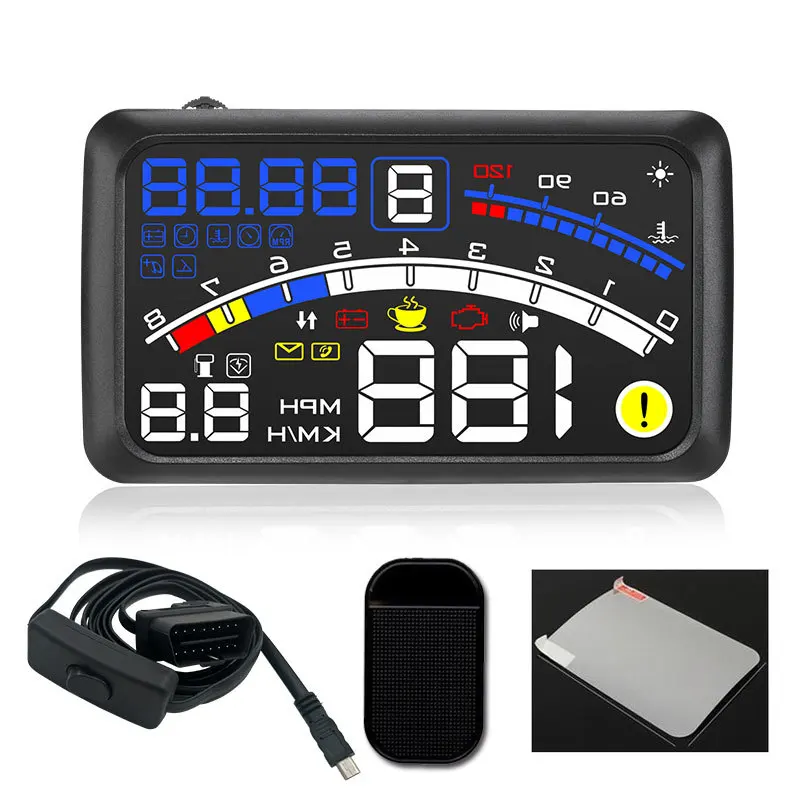 

Car Head-Up Display HUD Car Universal Modified Portable OBD HD Vehicle Display Screen Automotive Supplies