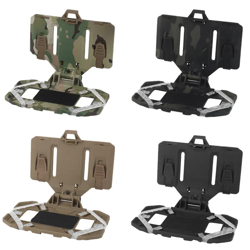 Soporte táctico para teléfono móvil, bolsa de administración, mapa, navegación, Molle, chaleco de caza, accesorios de pecho, bolsa plegable para