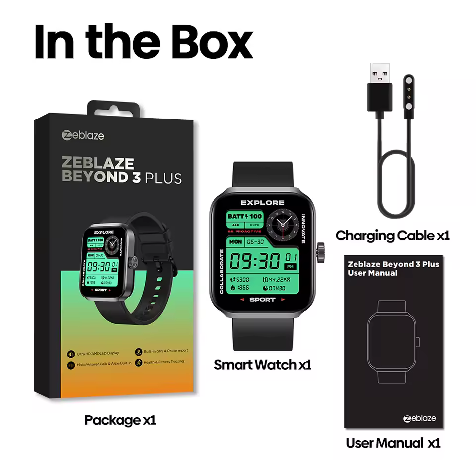 Zeblaze Beyond 3 Plus vs. Colmi P82: Qual Smartwatch com GPS Vale Mais a Pena? ZEBLAZE BEYOND 3 PLUS