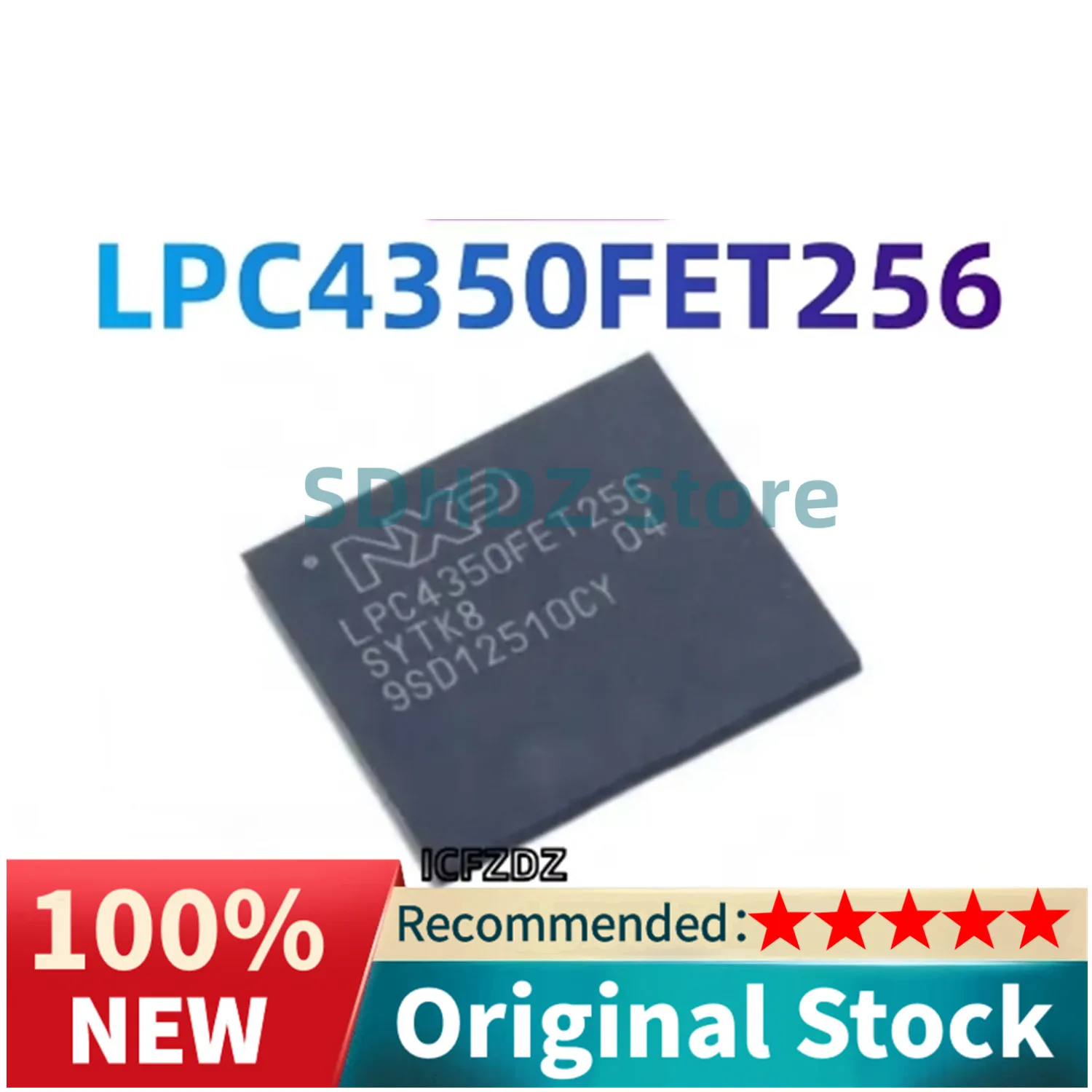 100%New original LPC4350FET256 LBGA-256 IC ARM Microcontrollers - MCU DUAL CORTEX-M4/M0 264 KB SRAM 2 HS USB