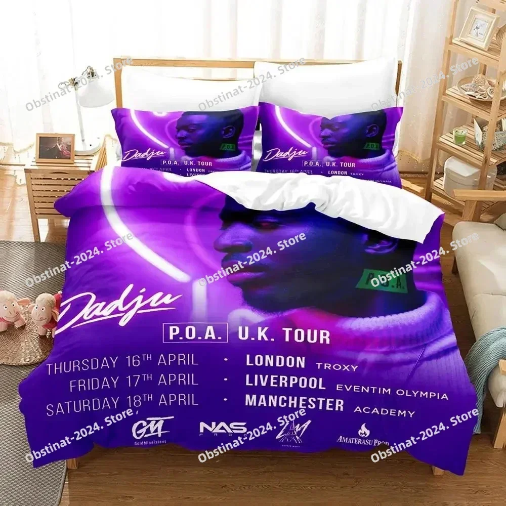 

3D Singer Dadju Prince Dadj Bedding Set Printed Comforter Quilt Bed Cover Duvet Cover Pillow Case 3 Pieces Sets Kids Adult Size
