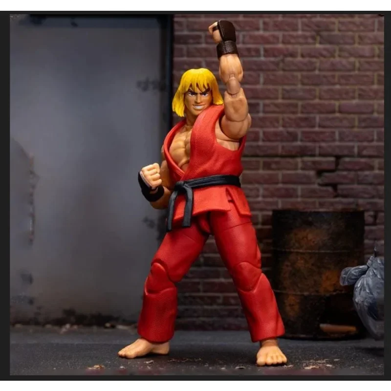 

Jada Anime Street Fighter Evil Ryu Ken Masters Action Figure Actionable PVC Model Toys Cute Game Dolls Room Decor Birthday Gift