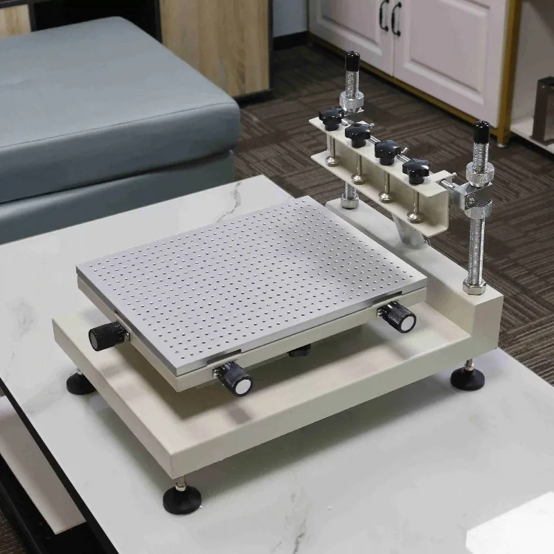 

High Precision Manual Type Solder Stencil Screen Printing Machine Smt Solder Paste Stencil Printer Table For Pcb Production Line