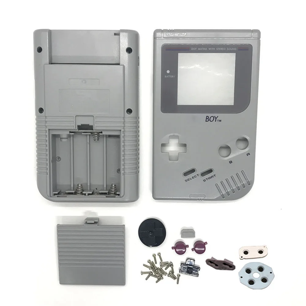 High Quality Classic Housing Shell Case For Gameboy GB Class Game Console Shell for GB GBO DMG With Buttons and Conductive pads