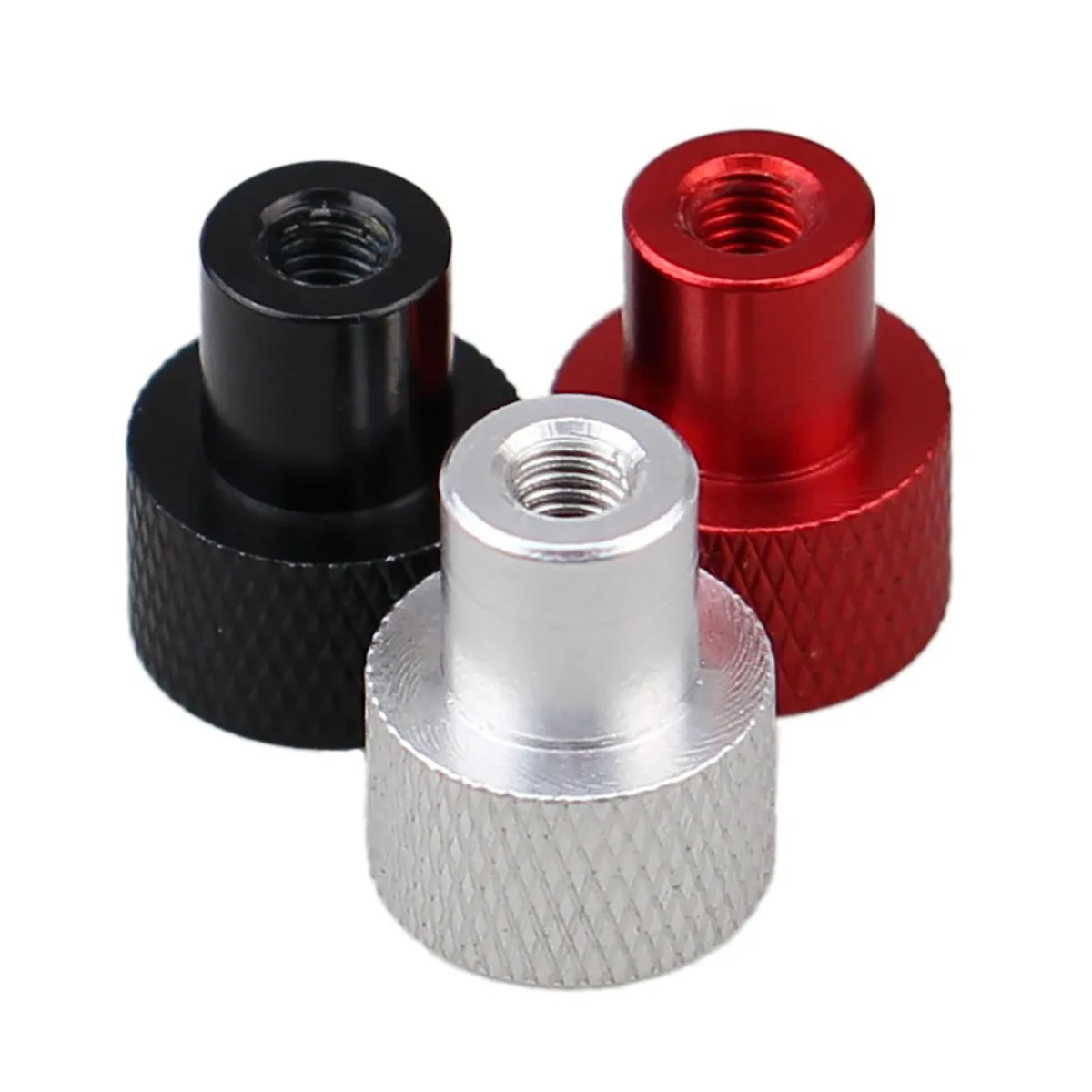 2pcs Thumb Nuts Blind Hole Aluminum Frame Hand Tighten Flange Nut  M2.5 M3 M4 M5 M6 M8 M10Step Knurled Thumb Nut Multiple Colors