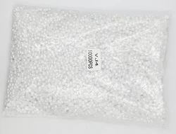 2mm ~ 25mm perline di mezza perla rotonde in ABS di colore bianco beige puro di tutte le dimensioni, perline di mezza perla in plastica imitazione