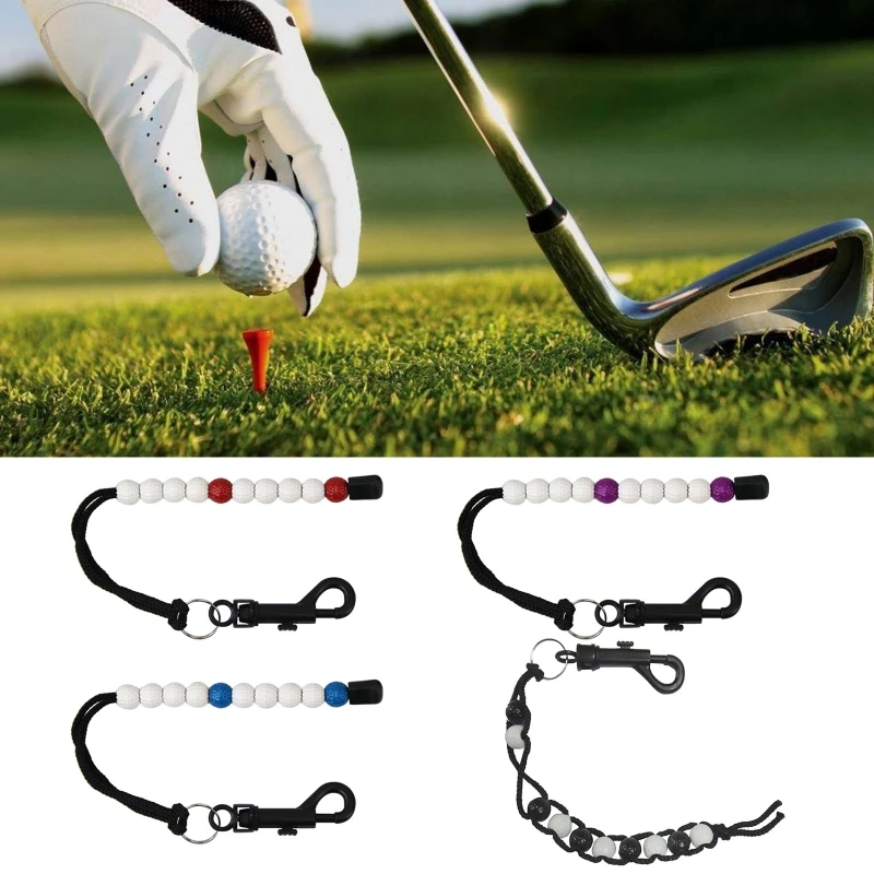 Golf Stroke Counter, Golf Counter Beads, Golf Counter, Score Accessory, Suitable for Golf Golfers, Outdoor