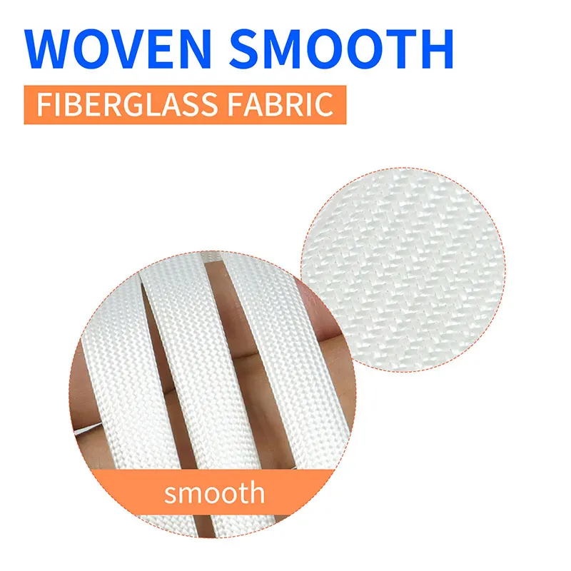 2-10m 600 Deg.C Fiberglass Braided Sleeve 1-30mm High Temperature Resistant Cable Sleeve Glass Fiber Insulated Wire Protect Wrap