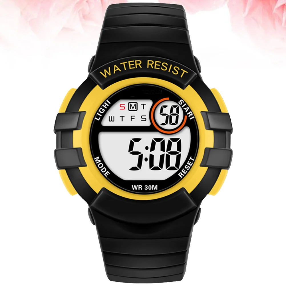 Kids Watch Waterproof 50M Luminous Digital Tpu Strap Adjustable For Children Boys Girls Night Light Wristwatch