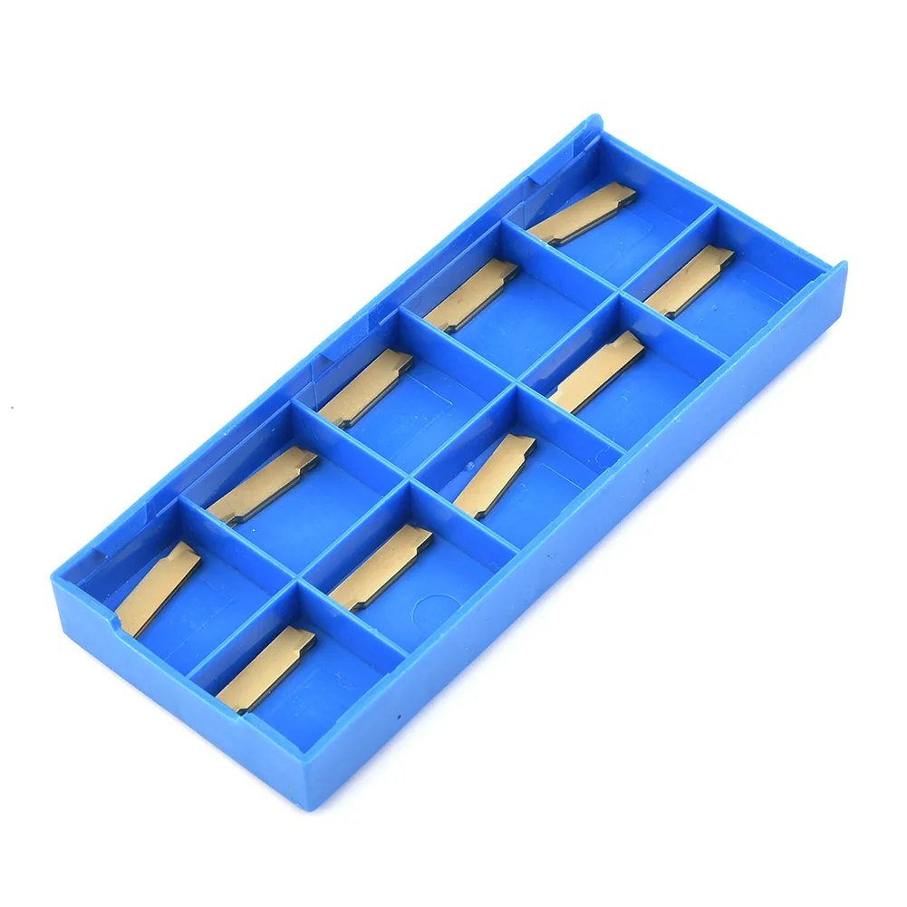 MGEHR1212 1 5 Grooving Holder with 10pcs MGMN150G Carbide Grooving Inserts Designed for Industrial Machining Applications