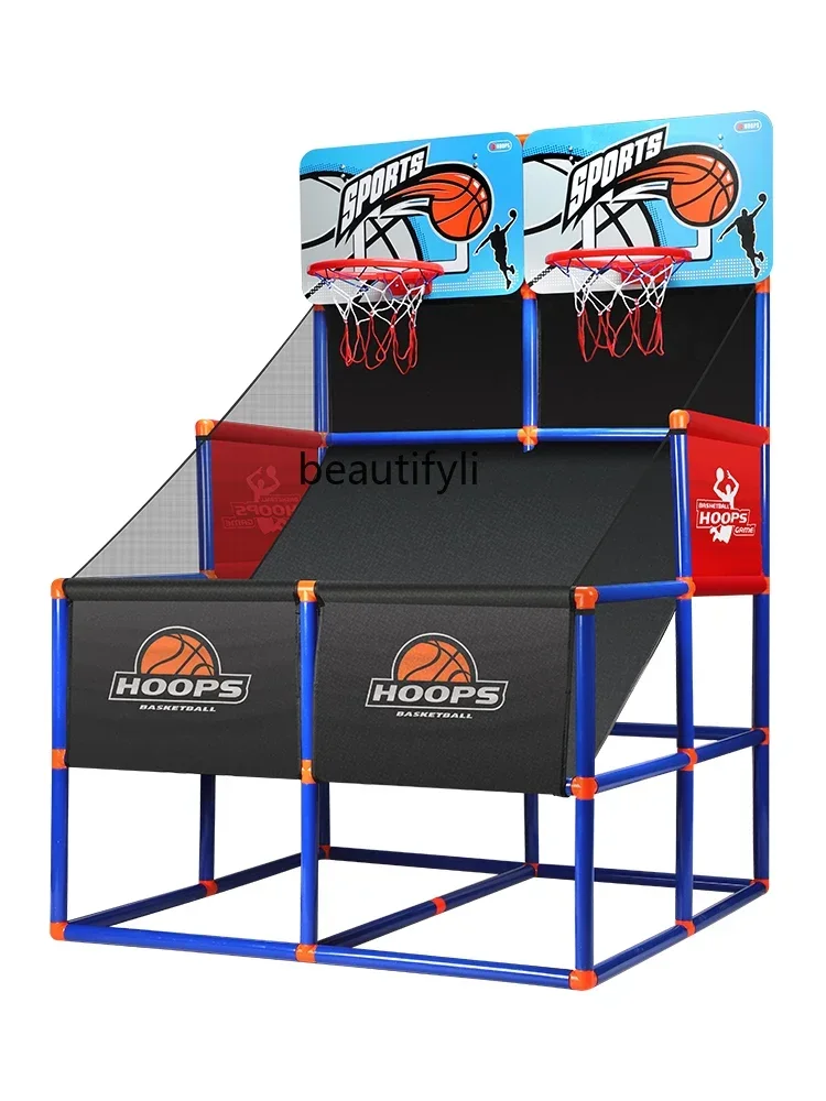 A49 Basketball Hoop Shooting Machine Adult Home Outdoor, Frame Shooting Trainer Basket