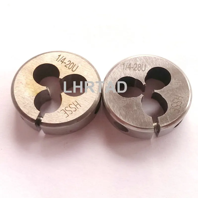 HSSE Split Die UN 3-48 Unified Adjustable thread die UN UNC UNF 2-64 3-56 nut 5-44 6-40 die 8-36 10-32 12-28 1/2 1/4-32 5/16-24