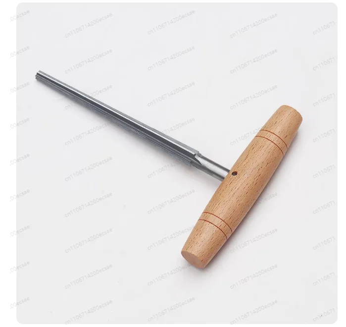 Violin & Viola Peg Hole Reamer – 1:30 Taper, HSS Steel, Wood Handle – Luthier Tool for String Instrument Repair & Making