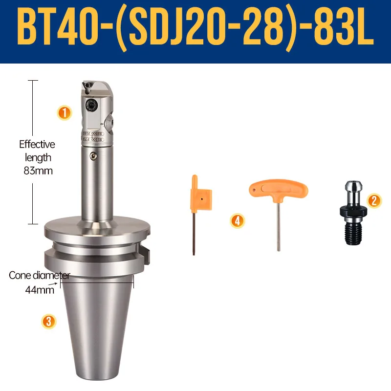 SDJ High Precision Fine Boring Cutter Set BT40 Suitable For Small Hole Boring CNC Deep Holes Boring Tools