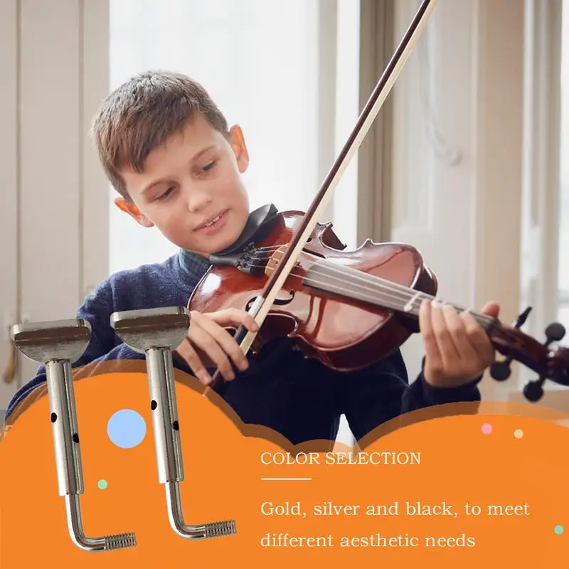 

Violin Chin Rest Screw 2X Semi-Integrated Chinrest Replacement Screws Musical Instrument Precise Fit Parts For String Instrument
