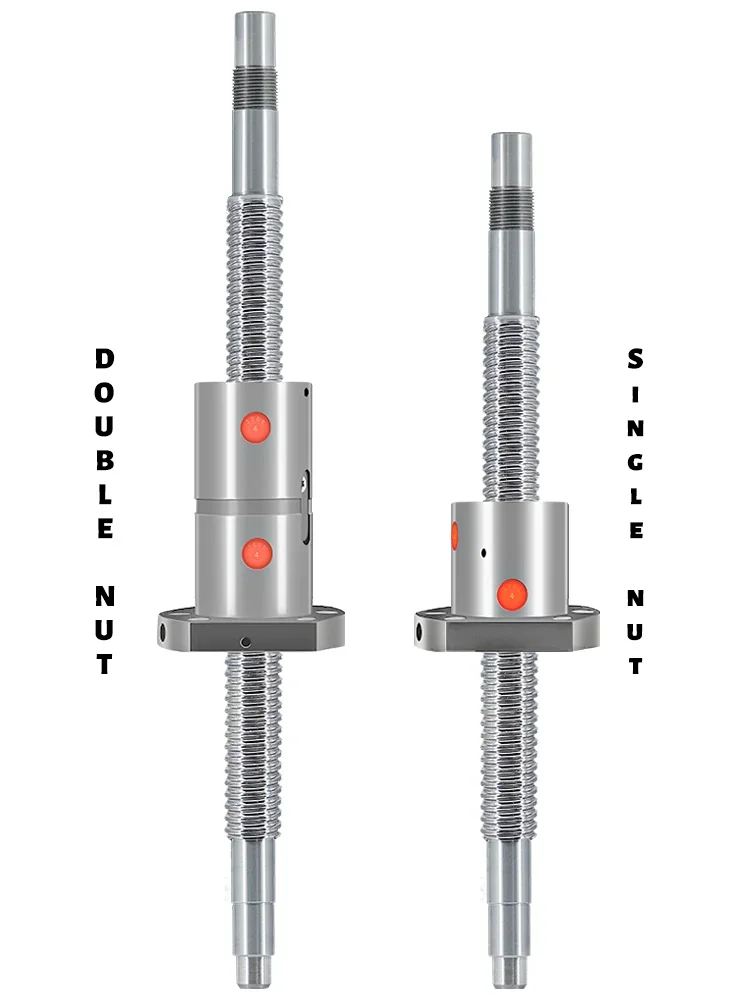 

New High Precision 1000mm 2000mm 3000mm Hiwin DFU3205 CNC Ball Screw and Nut Ball Head DFU Ball Screw Spline