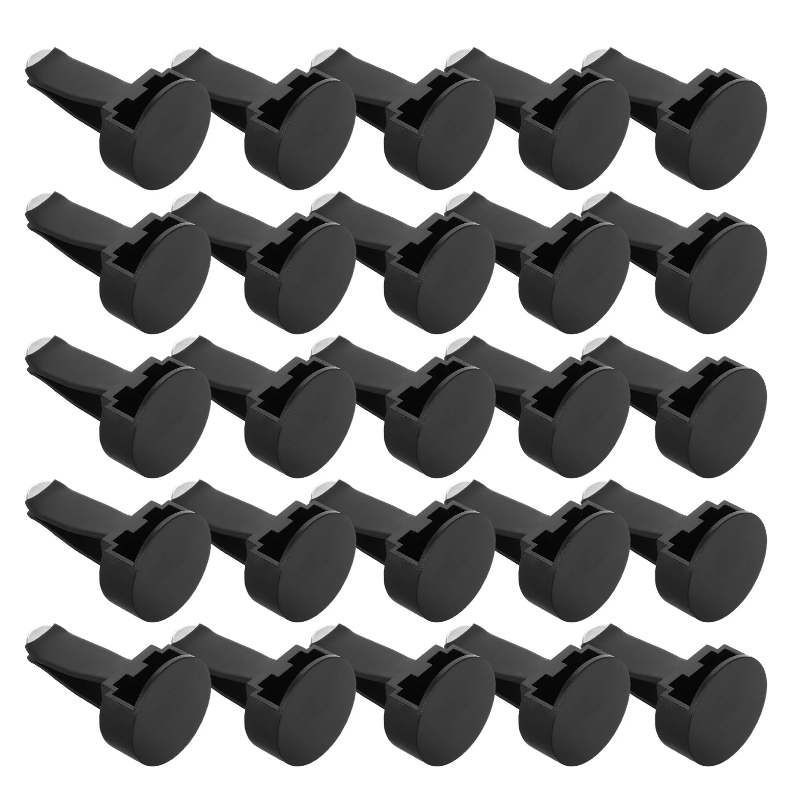 

30 pcs Round Aromatherapy Clips Car Air Vent Clips Plastic Card Scent Holder Longlasting Secure Fit For Car Interior Decor Air
