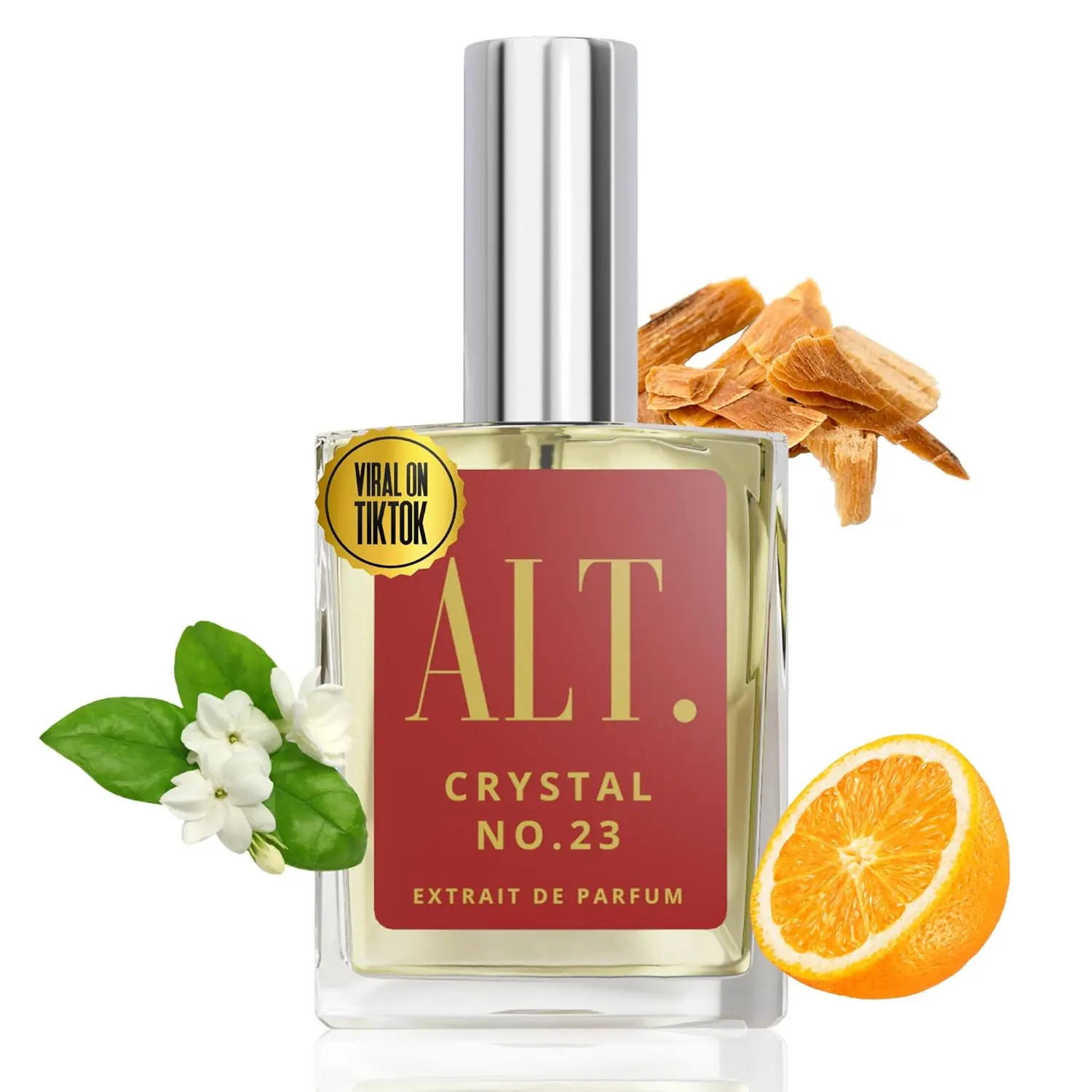 

ALT Crystal No.23 Extrait de Parfum Viral Fragrance, Warm Woody & Citrus Scent, Long-Lasting Unisex Perfume