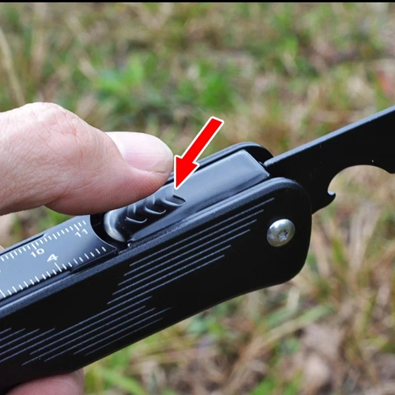 Outdoor Portable EDC Multifunctional Camping Axe Hammer Folding Combination Tool