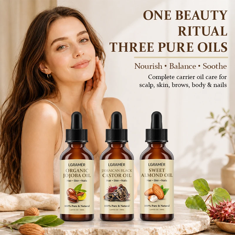 Hair Care Organic - น้ำมันหอมระเหยอเนกประสงค์บริสุทธิ์จากธรรมชาติ น้ำมันโจโจบาออร์แกนิก ช่วยเพิ่มความชุ่มชื้นให้ผิว บำรุงหนังศีรษะ ฟื้นฟูผมแห้ง เพิ่มความเงางาม