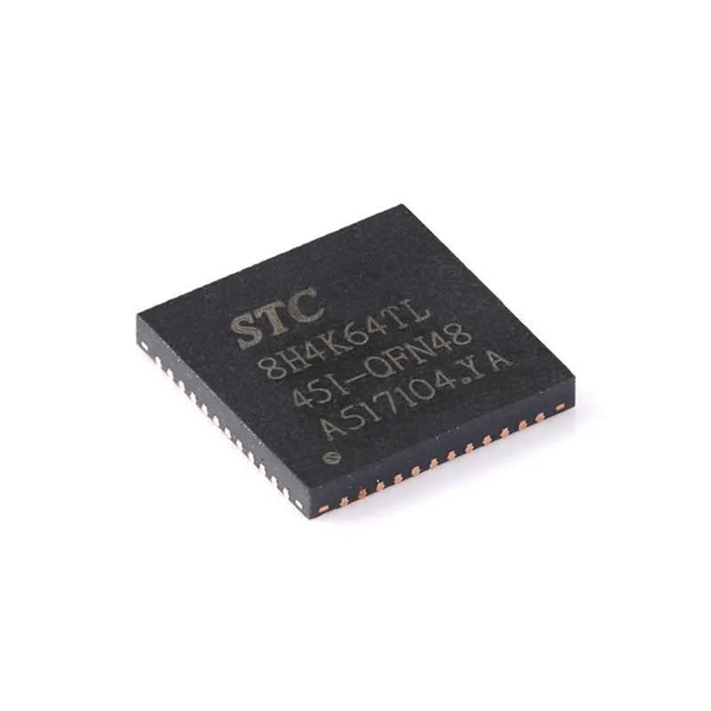 5PCS Original STC8H4K64TLCD-45I-QFN48 STC8H4K64TL-45I-QFN48 STC8H4K64TLCD-45I-QFN64 1T 8051 MCU microcontroller MCU chip