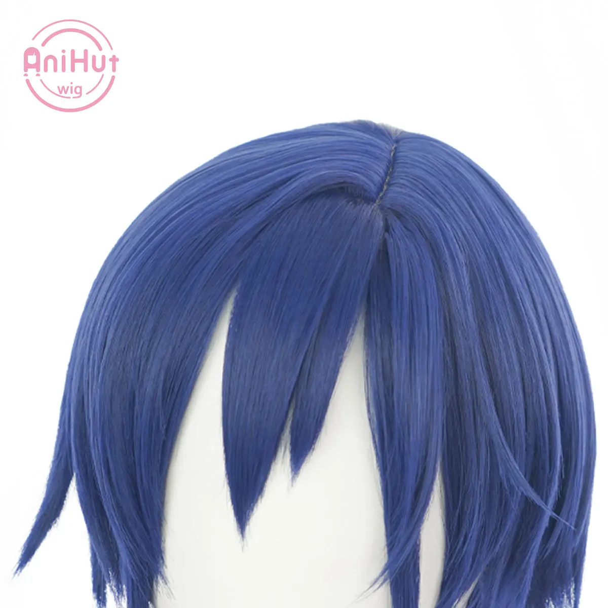 Blue Anime Wig Women\'s Cosplay Short Straight Lightweighy Costume Accessory Amazon.com: ANOGOL Hair Cap+ Light-Blue Ponytails Wig  main image 2