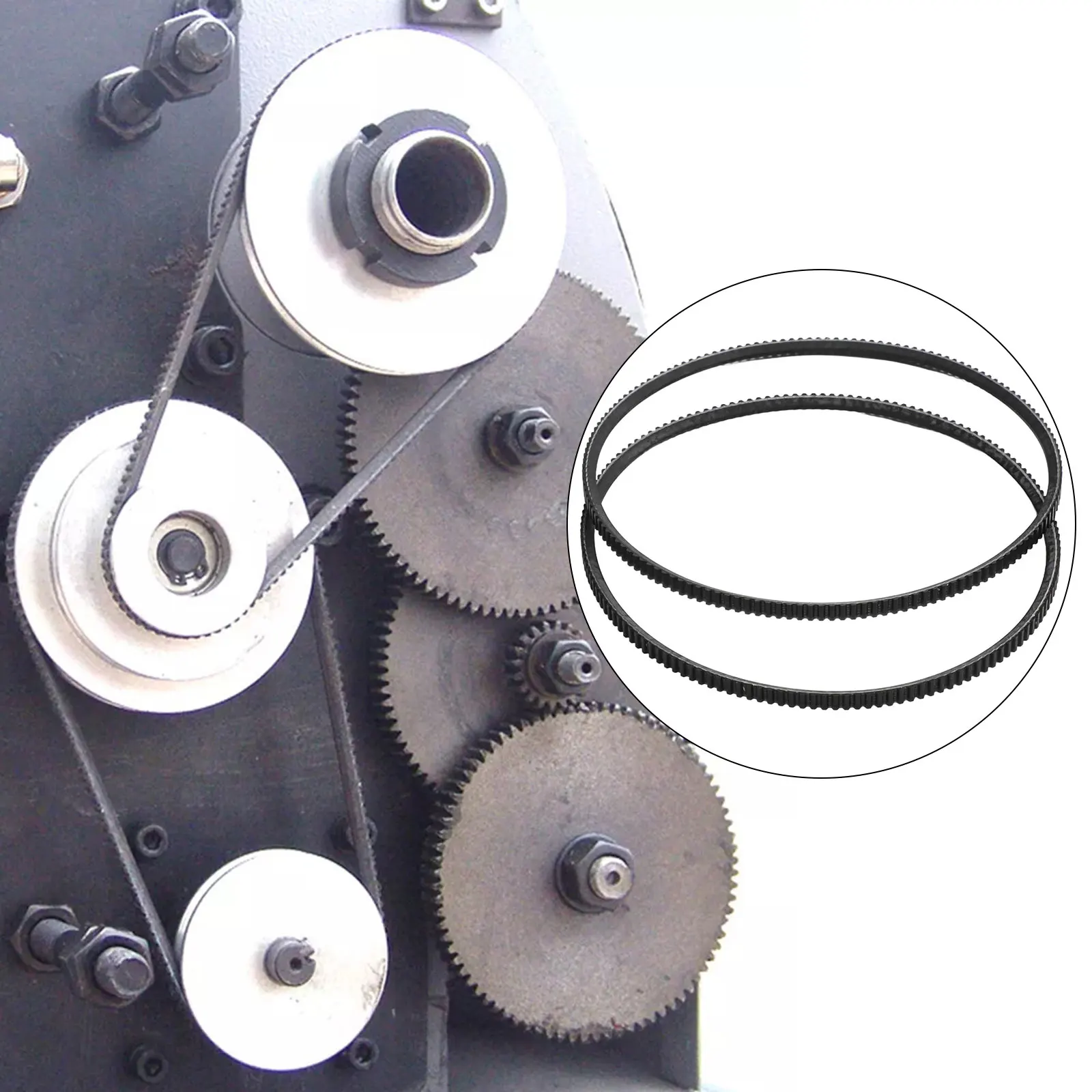 

For Most Bore 21mm Lathe WM210V Lathe Belt Mini Lathe Belt Lathe Maintenance Metalworking Shock Absorption Wear Resistance