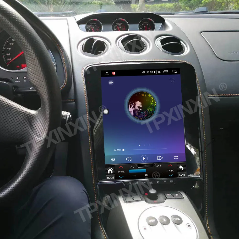 8 cores 12.1 Inch Multimedia Android 14 For Lamborghini Gallardo Huracan 2004 2005 2006 2007 2008 2009 2010 2011-2015 Head Unit