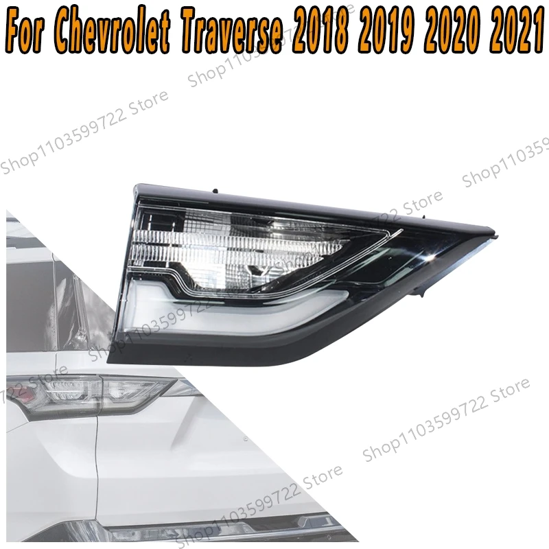 

Для Chevrolet Traverse 2018 2019 2020 2021, автомобильный светодиодный дымчатый задний фонарь, мигающий сигнальный фонарь на руле, стоп-сигнал, фонарь заднего хода