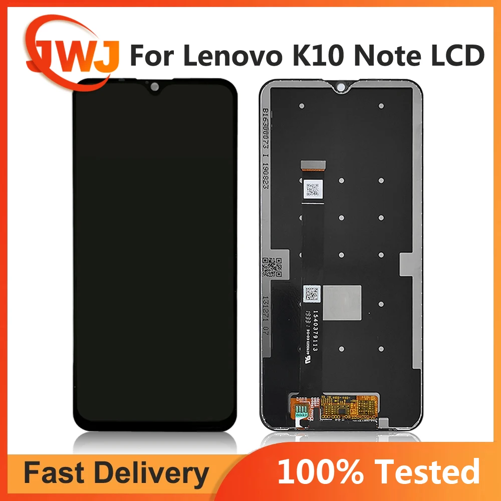 Black 6.3 inch For Lenovo K10 Note K10Note L38111 Full LCD DIsplay Touch Screen Digitizer Assembly Replacement parts