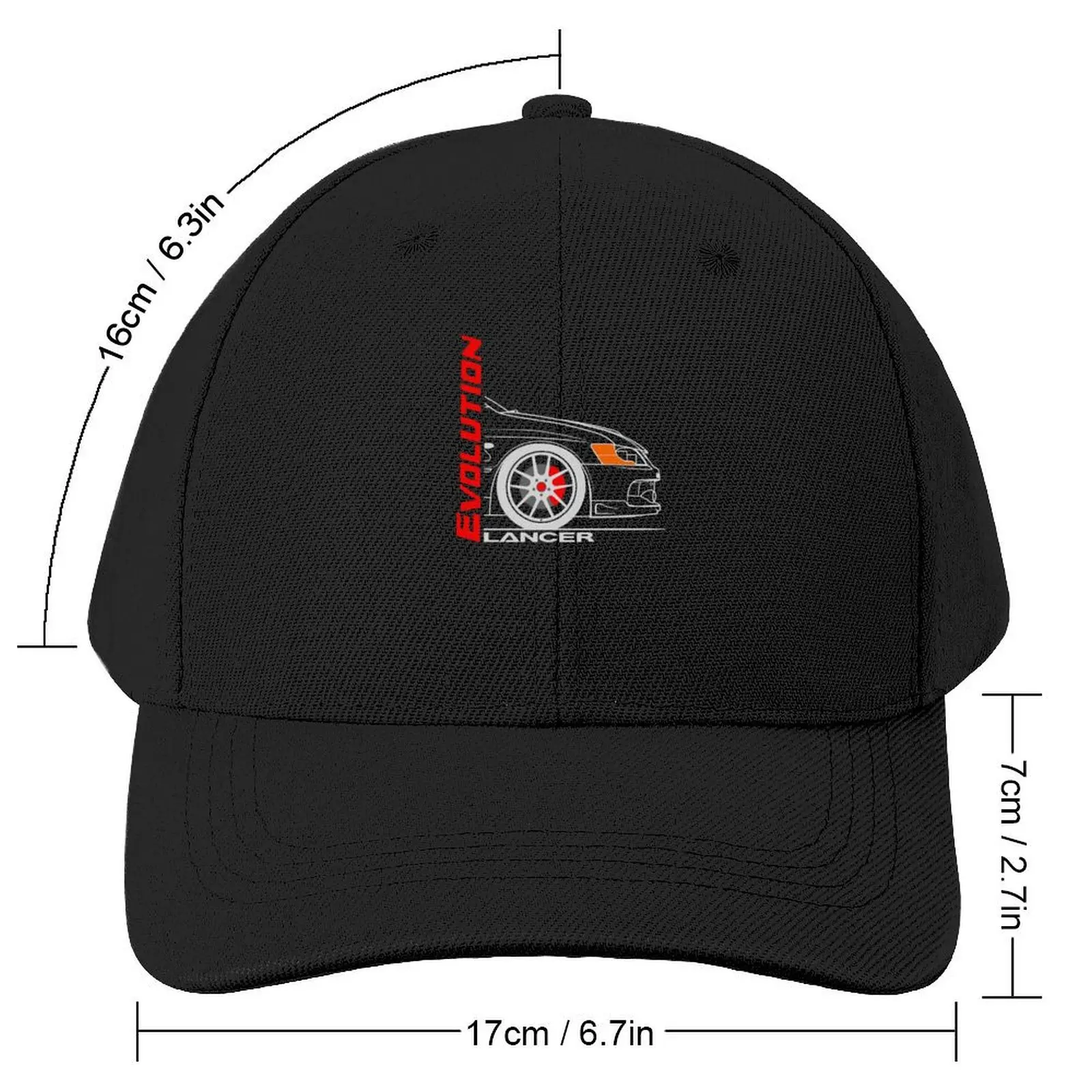 Retro Vintage Lancer Evolution Baseball Cap cute Anime Hat Mountaineering Women's Golf Clothing Men's