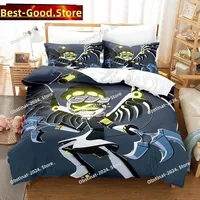 Fashion 3D Anime Murder Drones Bedding Set Duvet Cover Full Queen King Size Pillowcase Bed Print Aldult Kid Bedroom Single Twin