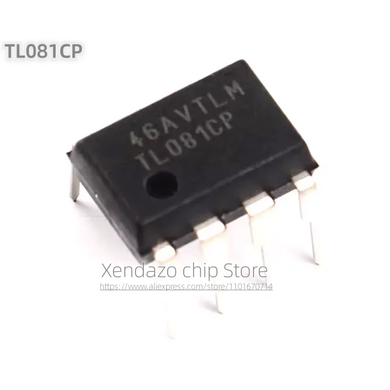 10pcs/lot TL081CP DIP-8 package Original genuine Operational amplifier chip