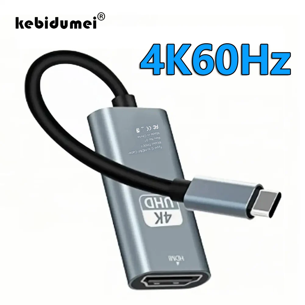 Type C Naar Hdmi Adapter 4K 60Hz Usb 3.1 Hub Hdtv Converter Kabel Voor Iphone 15 Tv Converter Voor Pc Macbook Ipad Samsung Laptop