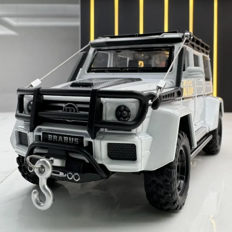 

1:32 Benz Brabus G550 Off Road Vehicles Model With Sound And Light Collective Diecast Toys Cars Children Boys Gift