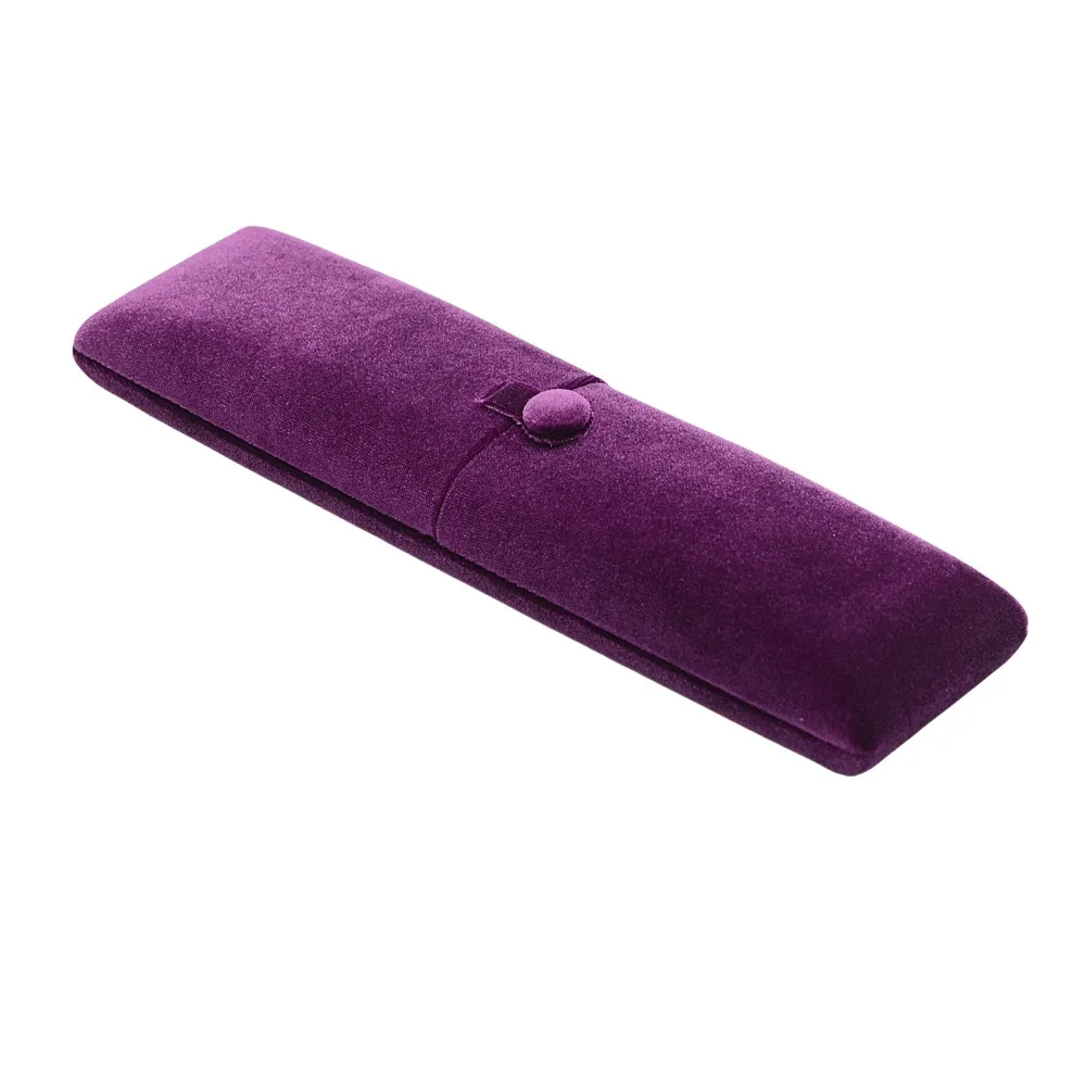 

Solid Color Velvet Jewelry Box Vintage Luxury Rings Bearer Box Ornaments Organizer Necklace Bracelet Case