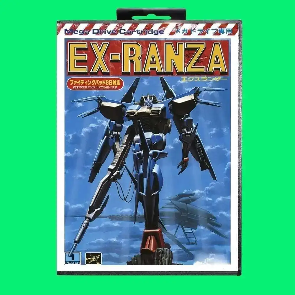 Kartrid Game Ex-ranza Kartu Game MD 16bit dengan Kotak Ritel Sampul JP untuk Sega Mega Drive