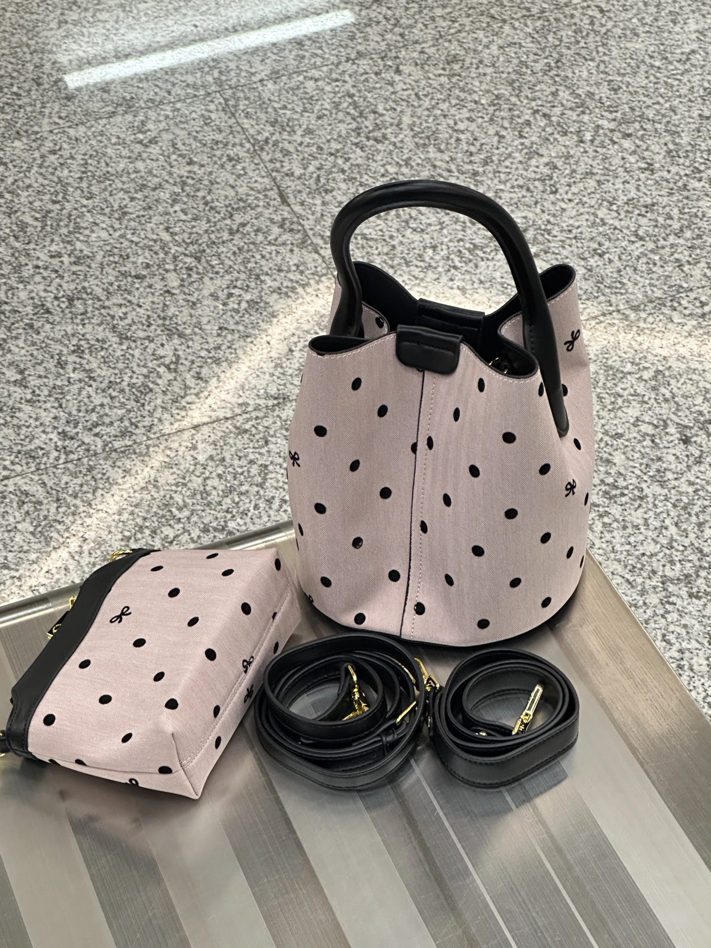 ciyah-fashionable-polka-dot-pink-ladies-handbag-commuter-bucket-bag-2026-new-style-versatile-handbag-shoulder-bag-for-young-w