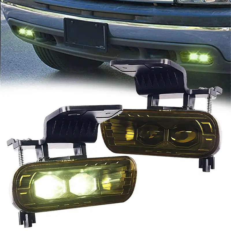 1 Set LED Fog Car Bumper LED Fog Lights For 1999-2002 Chevy Silverado 2000-2006 Suburban and Chevy Tahoe