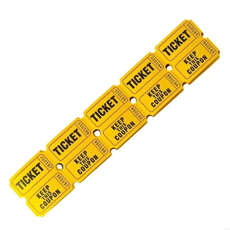100Pcs Coated Paper Entry Tickets Double Roll For Event Entry Class Rewards  view 2