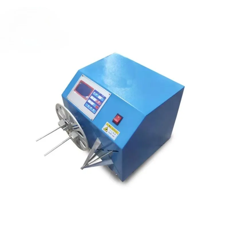 Hot Sale Elastic Silicone Rubber Tape USB Cable Winding Kink Tying Machine