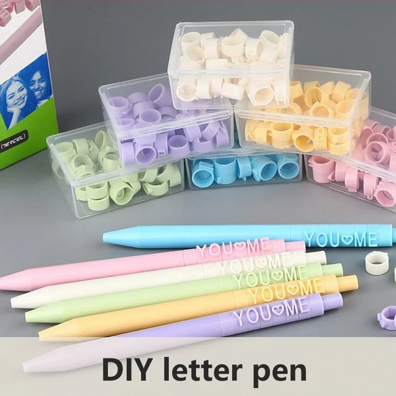 41pcs/set Colorful DIY Letter Pens  0.5mm gel Pens . A DIY Creative Holiday Gifts, Suitable for Studying and Working