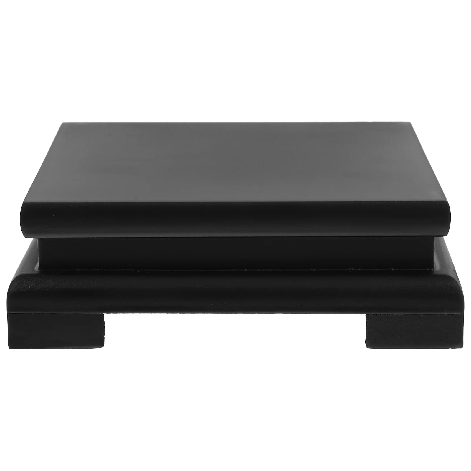 

1Pcs Solid Wood Display Base Decorative Vase Stand Home Office Bonsai Flower Pot Holder Ornament Tray for Home Decor