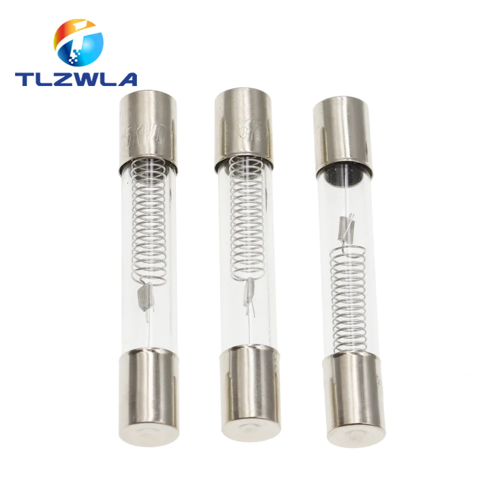 5KV Special Microwave Oven Fuse 6*40mm 0.65A 0.7A 0.75A 0.8A 0.85A 0.9A 1A Glass Tube Fuse 5000V 700MA 6X40MM High-Pressure Fuse